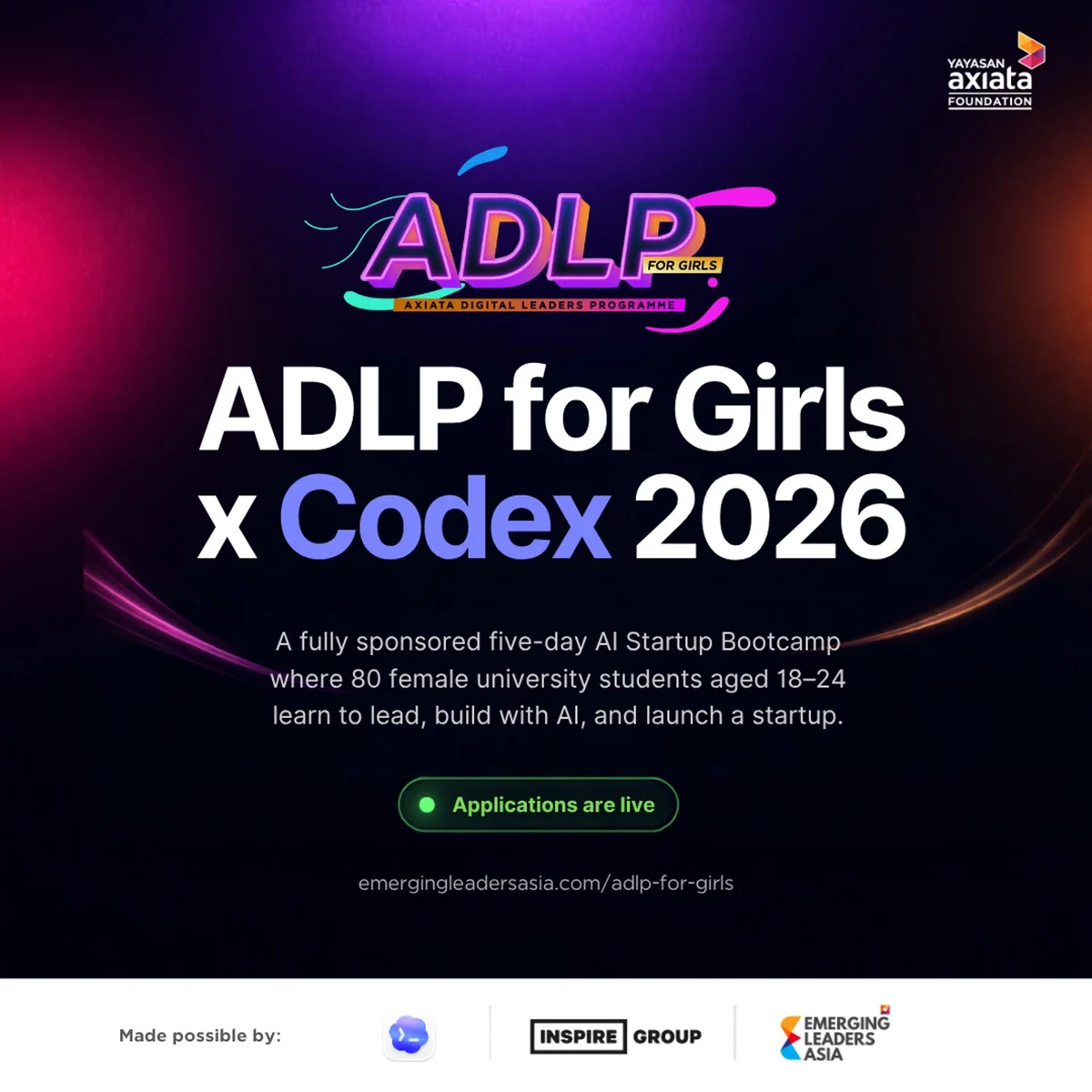 ADLP For Girls x Codex 2026