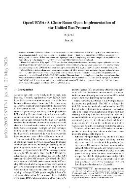 PDF preview for OpenURMA: A Clean-Room Open Implementation of the Unified Bus Protocol