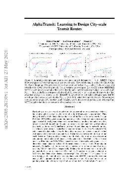 PDF preview for AlphaTransit: Learning to Design City-scale Transit Routes