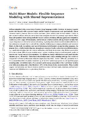 PDF preview for Multi-Mixer Models: Flexible Sequence Modeling with Shared Representations