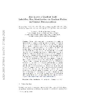 PDF preview for Bias Leaves a Gradient Trail: Label-Free Bias Identification via Gradient Probes on Concept Decompositions