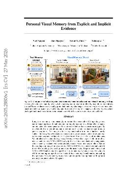 PDF preview for Personal Visual Memory from Explicit and Implicit Evidence