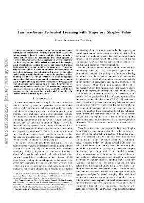 PDF preview for Fairness-Aware Federated Learning with Trajectory Shapley Value
