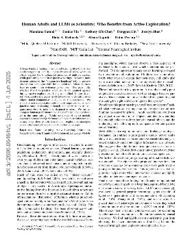 PDF preview for Human Adults and LLMs as Scientists: Who Benefits from Active Exploration?