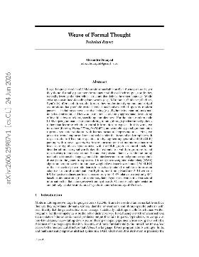 PDF preview for Weave of Formal Thought