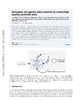 PDF preview for Autodata: An agentic data scientist to create high quality synthetic data