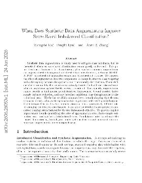 PDF preview for When Does Synthetic Data Augmentation Improve Score-Based Imbalanced Classification?