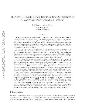 PDF preview for The Unfireable Safety Kernel: Execution-Time AI Alignment for AI Agents and Other Escapable AI Systems