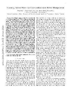 PDF preview for Learning Action Priors for Cross-embodiment Robot Manipulation