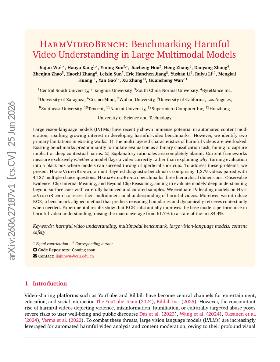 PDF preview for HarmVideoBench: Benchmarking Harmful Video Understanding in Large Multimodal Models