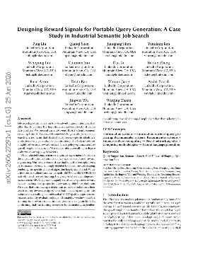 PDF preview for Designing Reward Signals for Portable Query Generation: A Case Study in Industrial Semantic Job Search