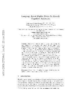 PDF preview for Language-Based Digital Twins for Elderly Cognitive Assistance