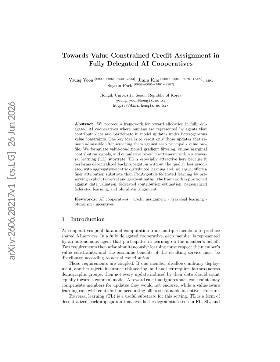 PDF preview for Towards Value-Constrained Credit Assignment in Fully Delegated AI Cooperatives