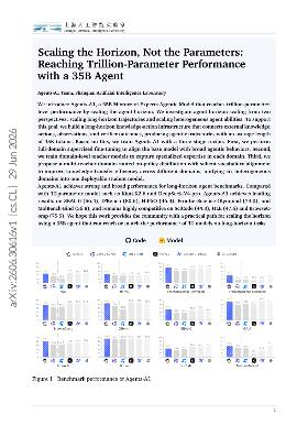 PDF preview for Scaling the Horizon, Not the Parameters: Reaching Trillion-Parameter Performance with a 35B Agent