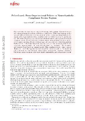 PDF preview for PolicyGuard: From Organizational Policies to Neuro-SymbolicCompliance Review Engines