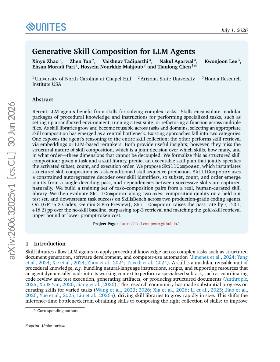 PDF preview for Generative Skill Composition for LLM Agents