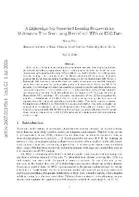 PDF preview for A Lightweight Self-Supervised Learning Framework for Multivariate Time Series using Hierarchical-JEPA on ECG Data