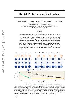 PDF preview for The State-Prediction Separation Hypothesis