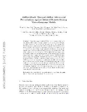 PDF preview for AirflowAttack: Thermal-Airflow Adversarial Perturbations against Infrared Remote-Sensing Vision-Language Models