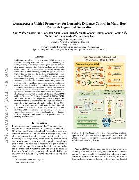 PDF preview for DynaKRAG: A Unified Framework for Learnable Evidence Control in Multi-Hop Retrieval-Augmented Generation