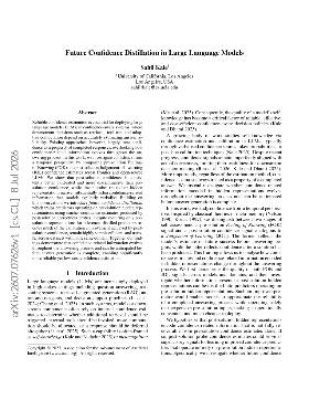 PDF preview for Future Confidence Distillation in Large Language Models