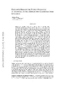 PDF preview for Guidance Breaks the Fitted Operator: A Terminal-Fitted Repair for Classifier-Free Guidance