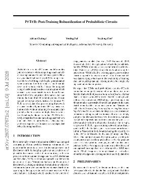 PDF preview for PeTeR: Post-Training Robustification of Probabilistic Circuits