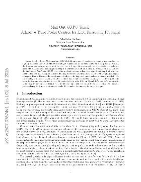 PDF preview for Max Out GRPO Signal: Adaptive Trace Prefix Control for Hard Reasoning Problems