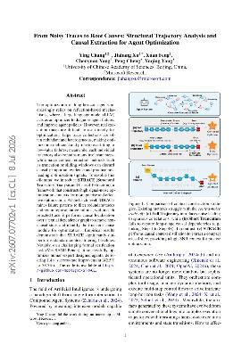PDF preview for From Noisy Traces to Root Causes: Structural Trajectory Analysis and Causal Extraction for Agent Optimization