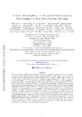 PDF preview for Accurate, Interdisciplinary and Transparent Structure-property Understanding with Deep Native Structural Reasoning