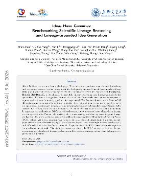 PDF preview for Ideas Have Genomes: Benchmarking Scientific Lineage Reasoning and Lineage-Grounded Idea Generation