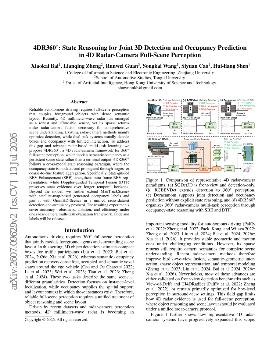 PDF preview for 4DR360: State Reasoning for Joint 3D Detection and Occupancy Prediction in 4D Radar-Camera Full-Scene Perception