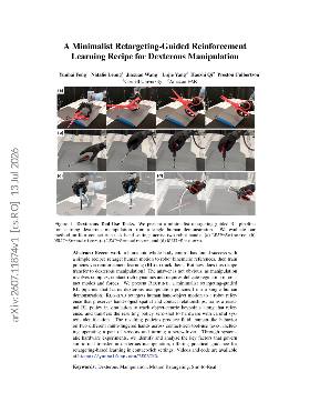 PDF preview for A Minimalist Retargeting-Guided Reinforcement Learning Recipe for Dexterous Manipulation