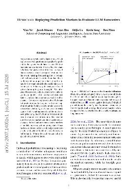 PDF preview for Hindcast: Replaying Prediction Markets to Evaluate LLM Forecasters