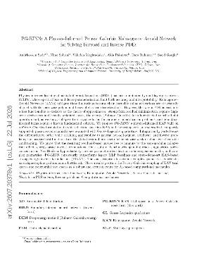 PDF preview for PG-KINN: A Physics-Informed Petrov-Galerkin Kolmogorov-Arnold Network for Solving Forward and Inverse PDEs