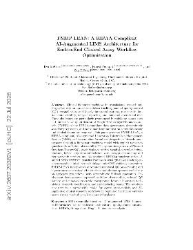 PDF preview for FMRP-LEAN: A HIPAA-Compliant AI-Augmented LIMS Architecture for End-to-End Clinical Assay Workflow Optimization