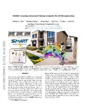 PDF preview for SM4RT: Learning Structured Motion Geometry for 4D Reconstruction