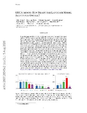 PDF preview for ORCA-bench: How Ready Are Language Model Agents for Oncall?
