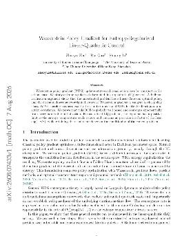 PDF preview for Wasserstein Policy Gradient for Entropy-Regularized Linear-Quadratic Control
