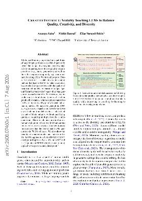 PDF preview for CreativeInstruct: Scalably Teaching LLMs to Balance Quality, Creativity, and Diversity