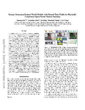 PDF preview for Energy-Structured Latent World Models with Neural Time Fields for Physically Constistent Open-World Motion Planning