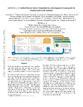 PDF preview for GENCO - A Unified Neural Solver Embedded in a Development Framework for Steady-State Grid Analysis