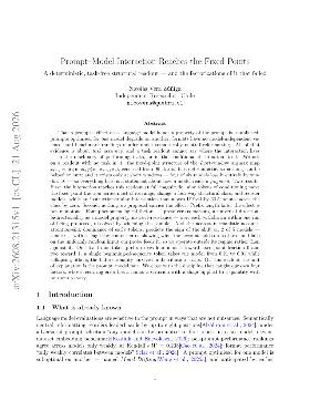 PDF preview for Prompt-Model Interaction Reaches the Fixed Points: A deterministic, task-free structural readout -- and the factorizations of it that failed