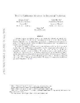 PDF preview for Truthful Calibration Measures for Sequential Prediction