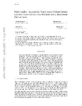 PDF preview for PerturbRx: Learning Treatment-Conditioned Latent Transitions for Patient Drug Response Prediction