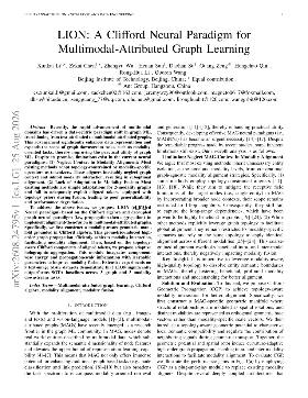 PDF preview for LION: A Clifford Neural Paradigm for Multimodal-Attributed Graph Learning