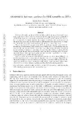 PDF preview for GRADSOLVE: fast exact gradients for ODE ensembles on GPUs