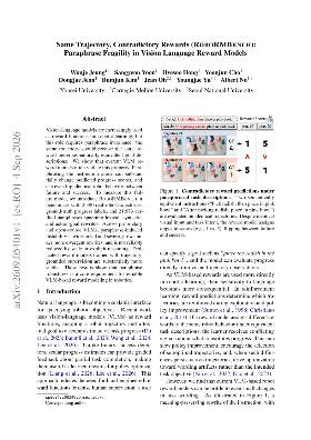 PDF preview for Same Trajectory, Contradictory Rewards (ROBORMBENCH): Paraphrase Fragility in Vision Language Reward Models